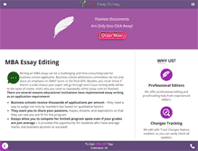 Tablet Screenshot of mbaessayediting.net